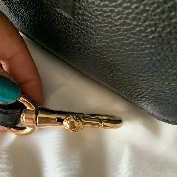 Coach Black Pebbled Leather Crossbody Bag - Picture 8 of 12